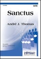 Sanctus SATB choral sheet music cover